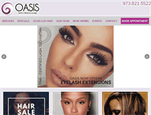 Tablet Screenshot of oasis-beauty.com